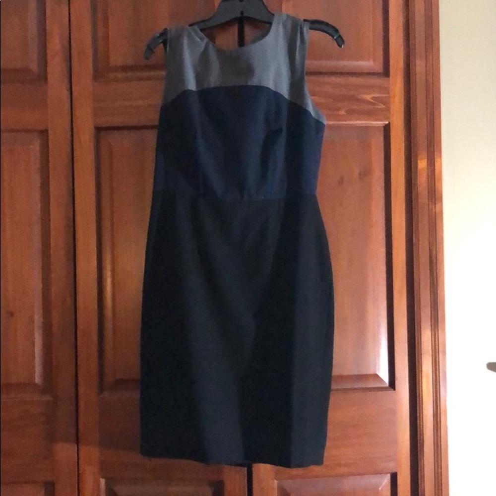 Color block sheath dress